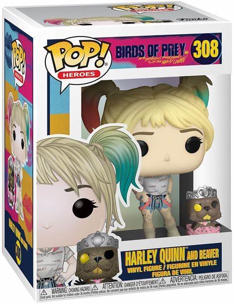 Pop harley quinn + beaver