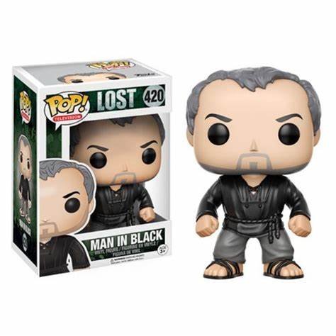 Lost man in black pop