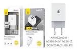 Chargeur 2.4a / 2usb a6156