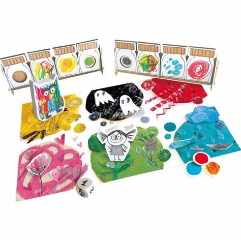 Jeu de societe le monstre des couleurs