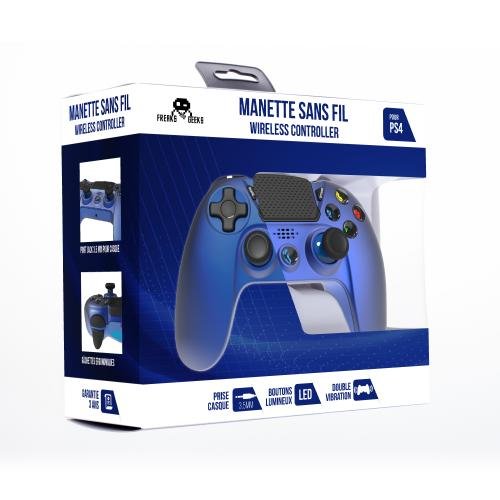 Manette ps4 ss fil blu met 140064c