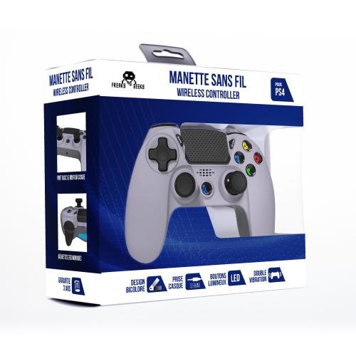 Manette ps4 ss fil grise 140064i