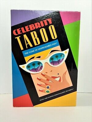 Jeu de societe celebrity taboo