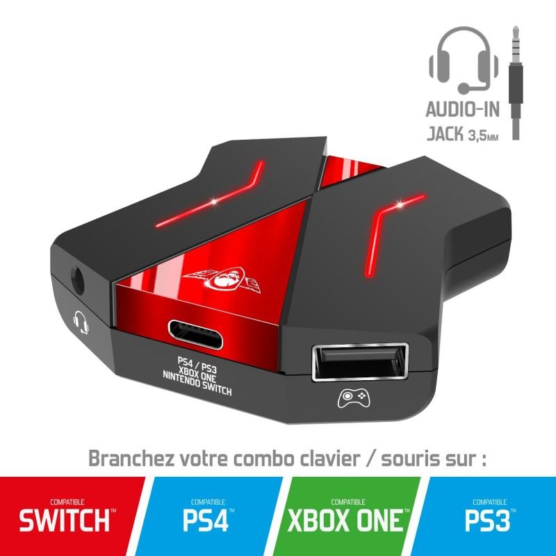 Adapt clav/souris/casque cgame2 sog-conv2