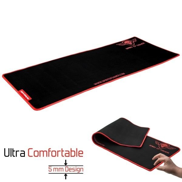 Tapis gaming rouge xxl sog-pad01xxr