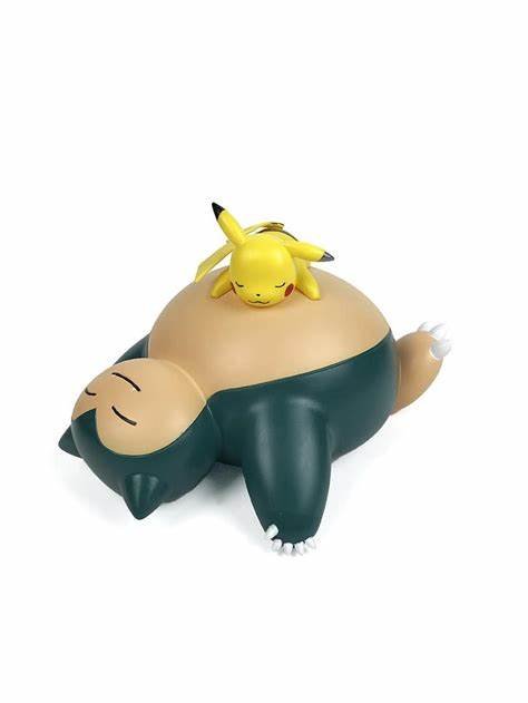 Figurines goodies lampe de bureau ronflex & pikachu