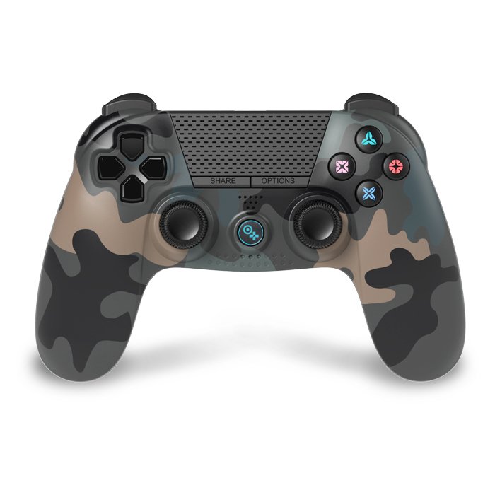 Manette ps4 ss fil camo or+jack 1653