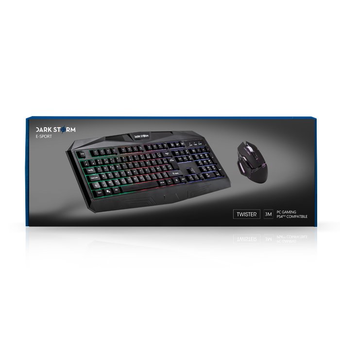 Pack gaming clavier + souris 6118
