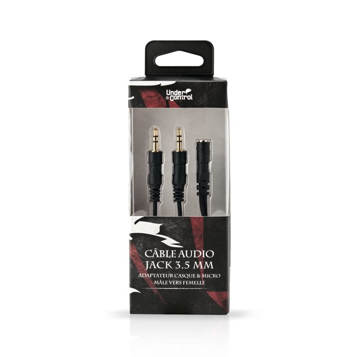 Cable audio jack 3.5mm 6109