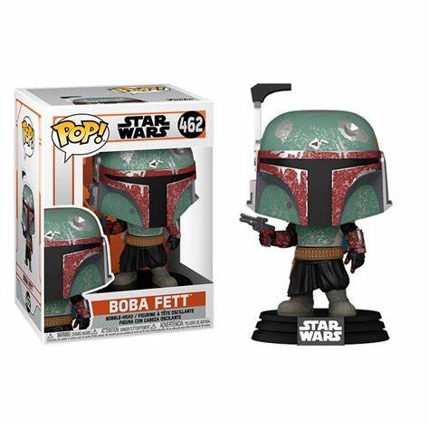 Figurine pop! star wars mandalorian boba fett