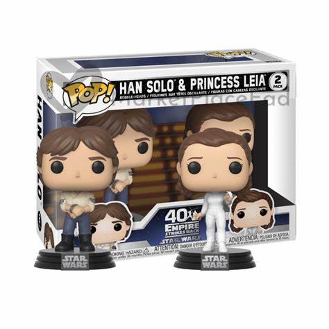 Pop han solo + princesse leia