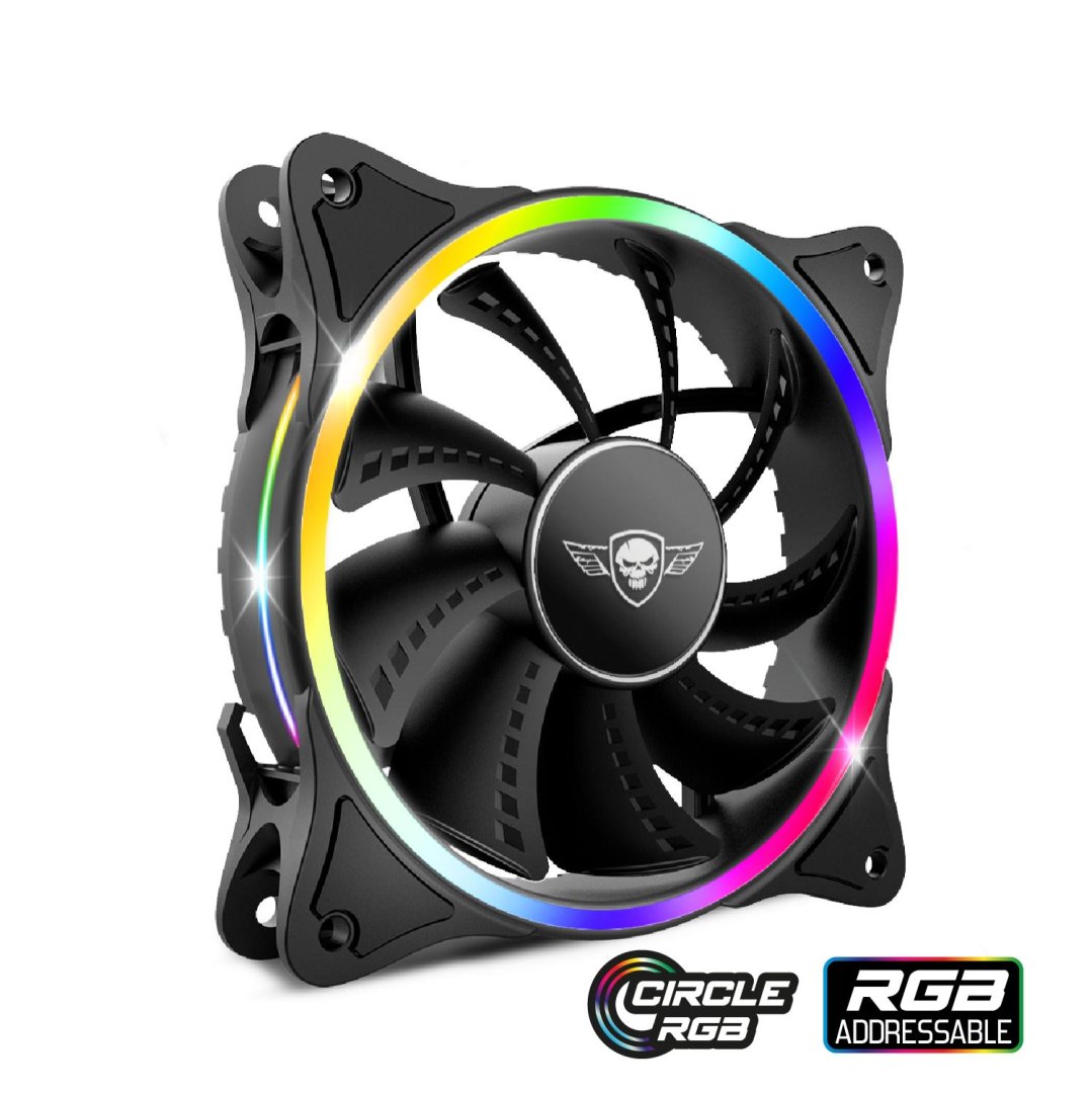 Led rgb circle / 120 mm / rgb 5v sog-v120ew