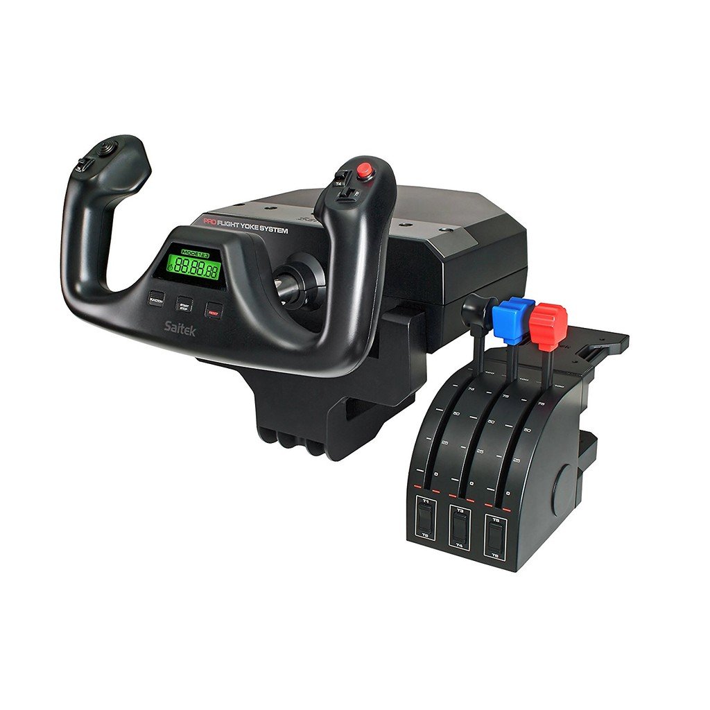 Manette pilotage avion flight yoke system