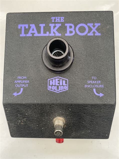 Autre instrument the talk box