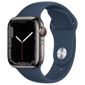 Montre connectee watch series 7 acier 41mm cellular gps