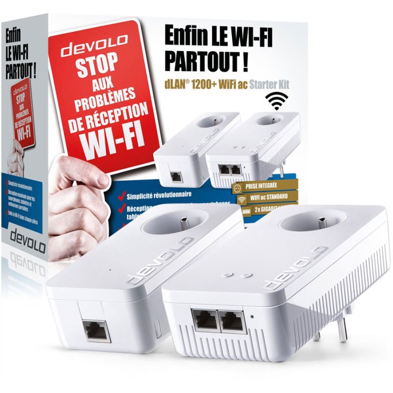 Boitier cpl dlan 1200+ duo