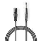 Cable xlr symetrique/xlr m coth15100gy30