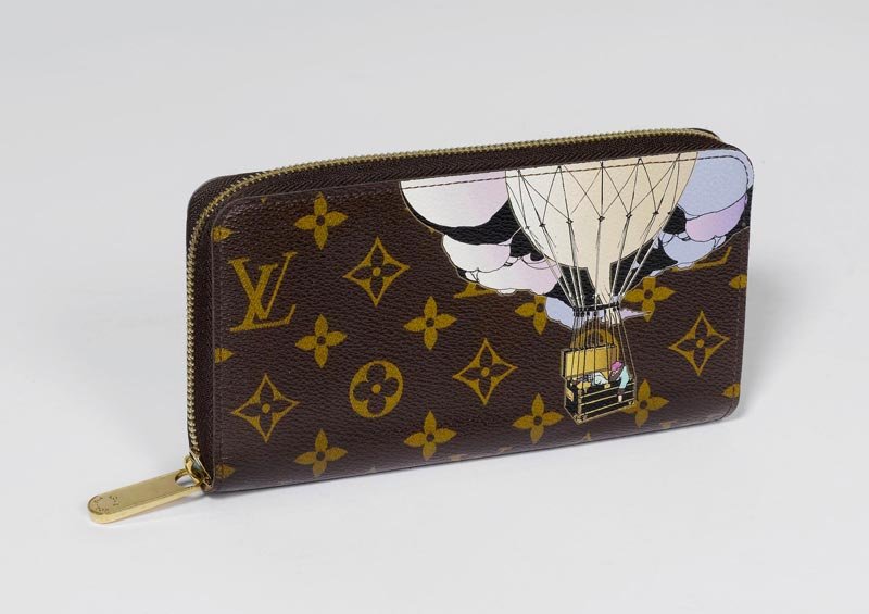 Portefeuille zippy monogram montgolfiere