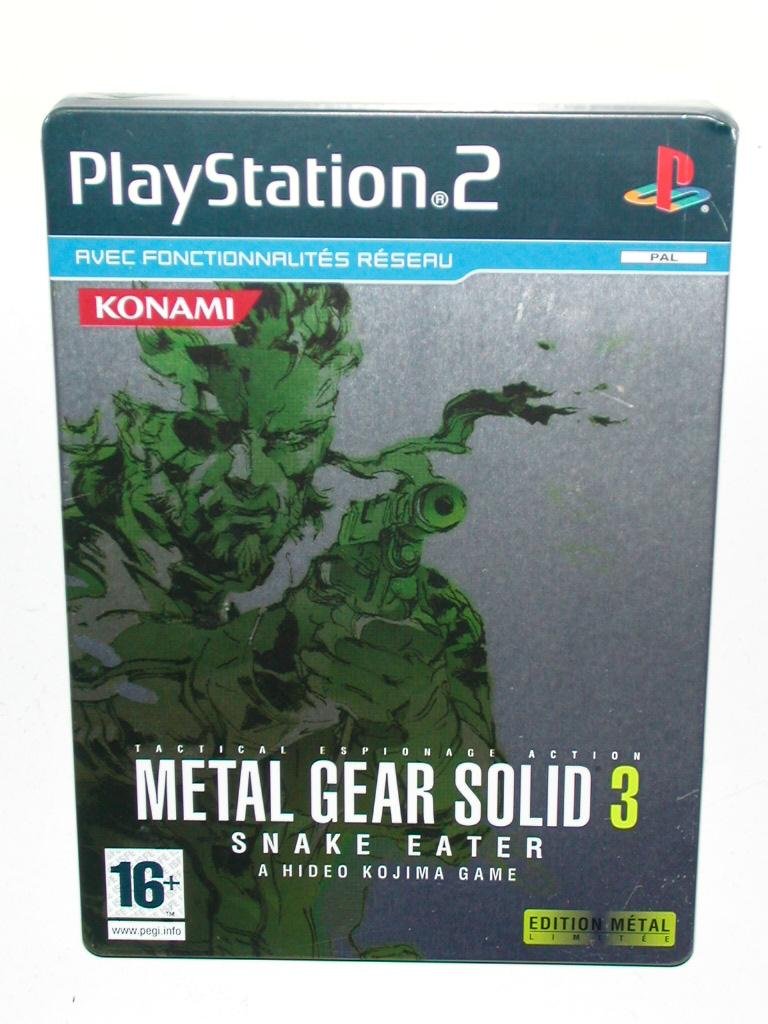 Jeu metal gear solid 3: snake eater (metal version)