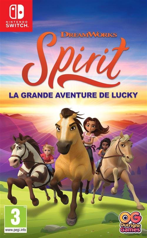 Jeu dreamworks spirit : la grande aventure de lucky