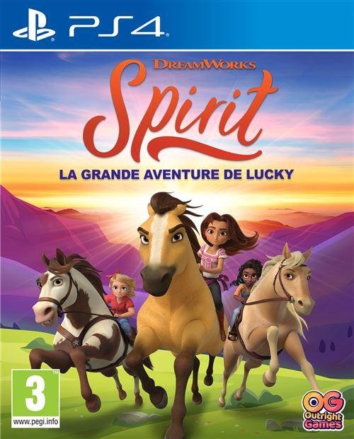 Jeu dreamworks spirit : la grande aventure de lucky