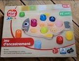 Jouet jeu d'encastrement bois