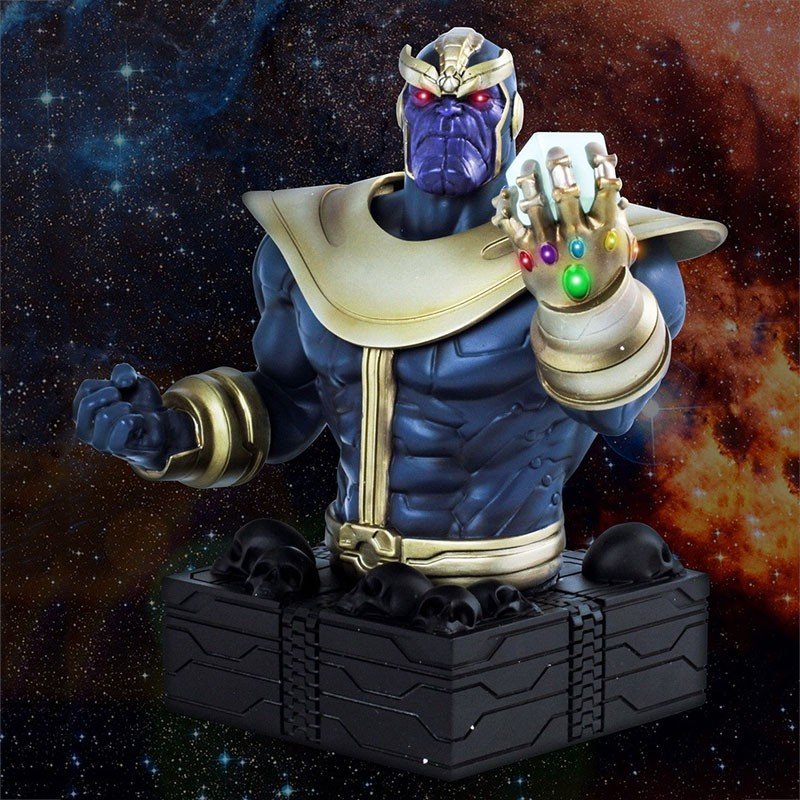 Figurine buste de thanos 23cm