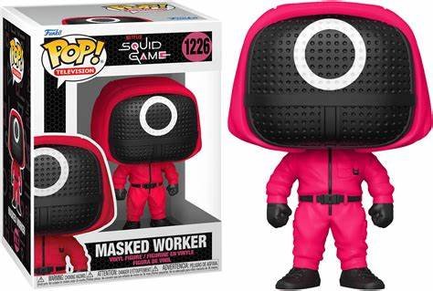 Pop! squid game red soldier mask