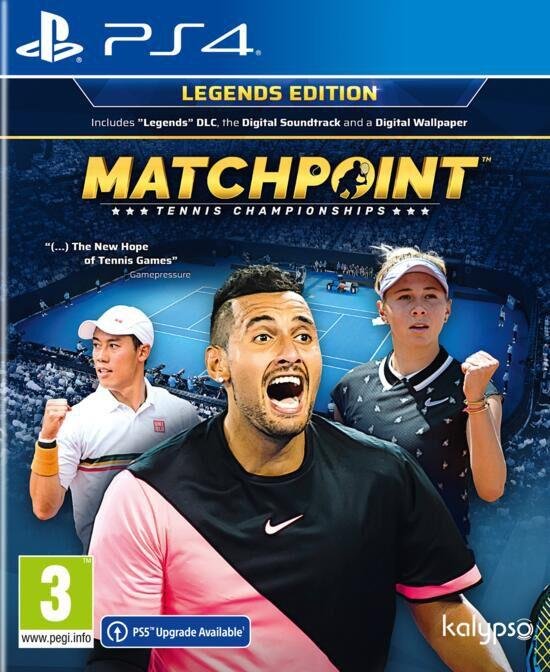 Jeu matchpoint tennis championships legends edition