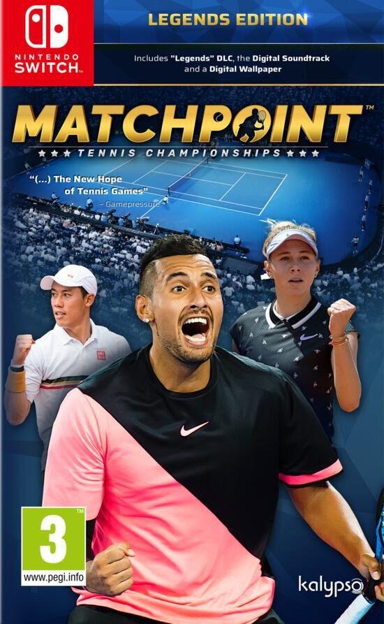 Jeu matchpoint tennis championships legends edition