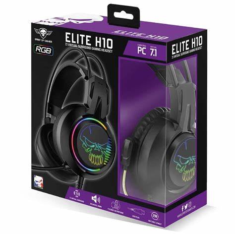 Casque 7,1 elite h10 rgb