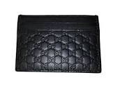 Portefeuille porte-cartes cuir noir