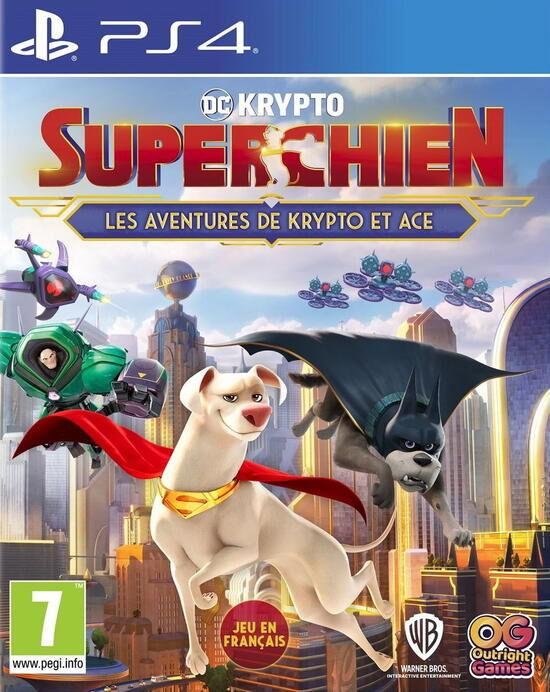 Jeu dc krypto super-chien : les aventures de krypto et ace