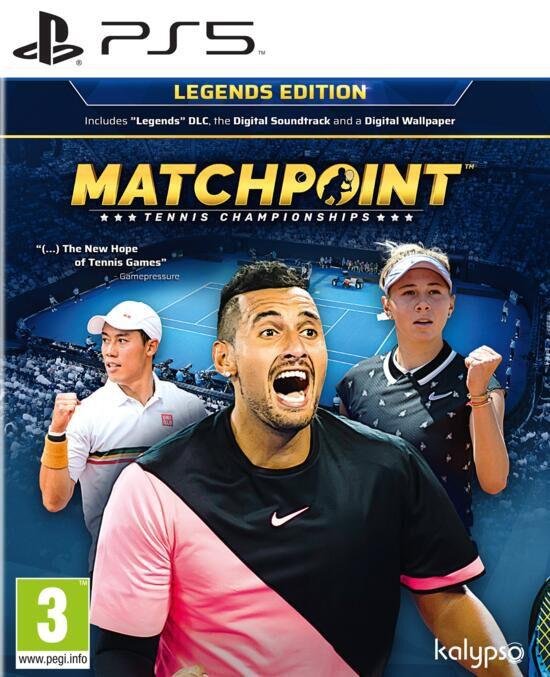 Jeu matchpoint tennis championships legends edition
