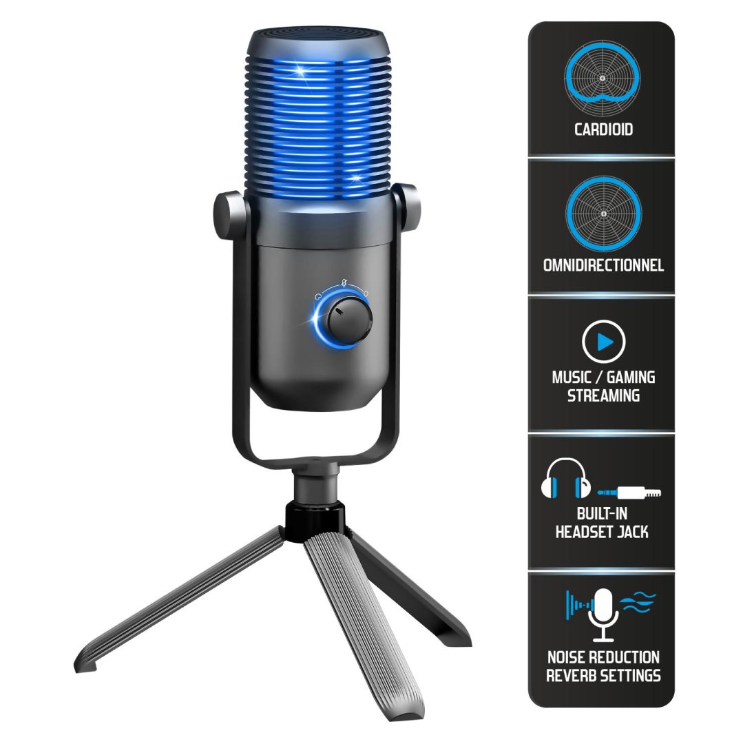 Microphone gamer double directiv mic-eko900