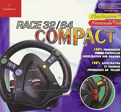 Volant ps1/n64 race 32/64 compact