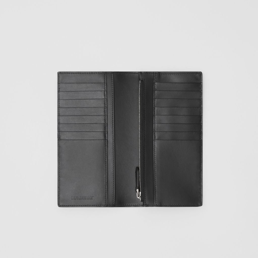 Portefeuille continental vintage check
