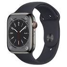 Montre connectee watch series 8 acier 45mm cellular gps