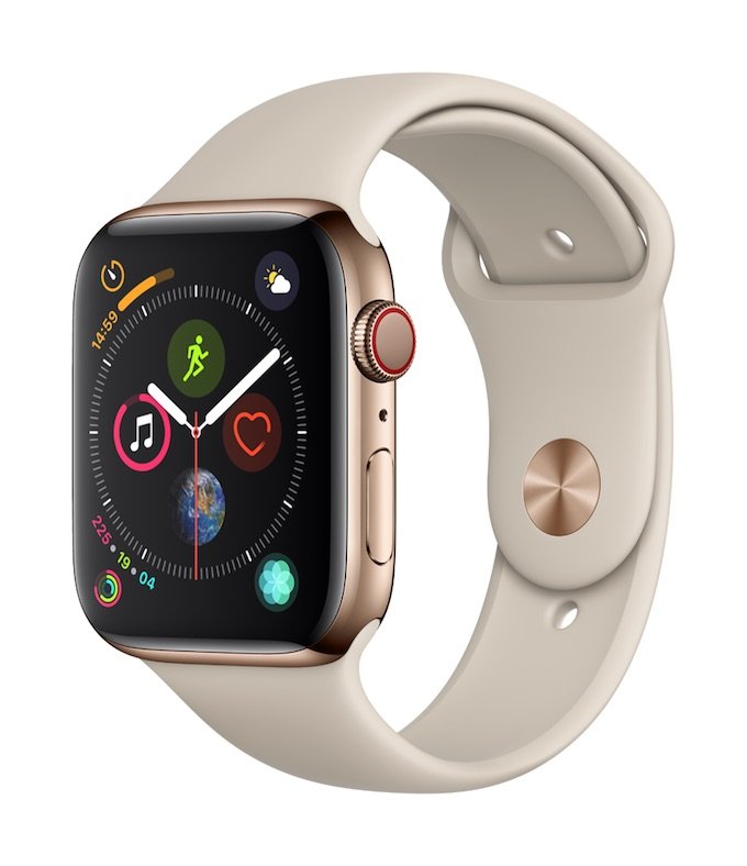 Montre connectee watch series 4 aluminium 44mm cellular gps