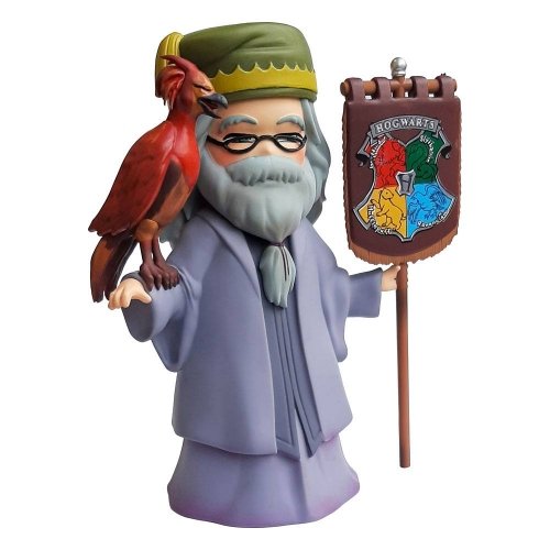 Figurine harry potter - dumbledore & fumseck 15 cm