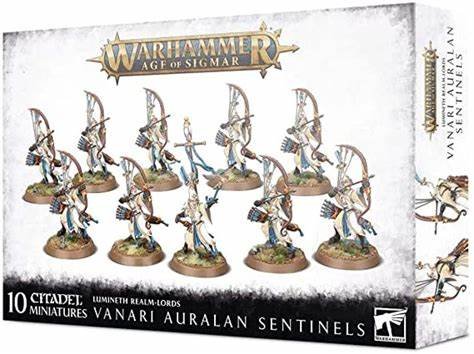 Figurines warhammer aos - lumineth realm-lords - vanari auralan sentinels