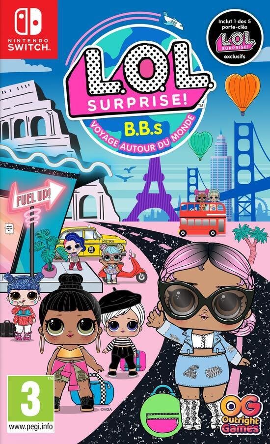 Jeu l.o.l. surprise! b.b.s voyage autour du monde