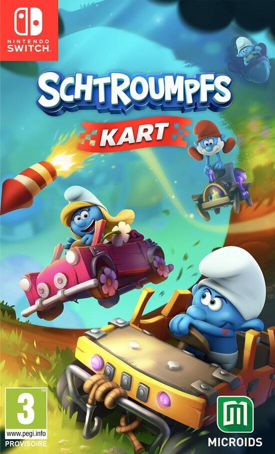 Jeu schtroumpf kart