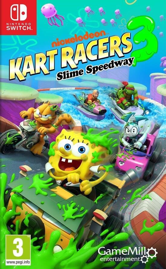 Jeu nickelodeon kart racers 3 : slime speedway 3