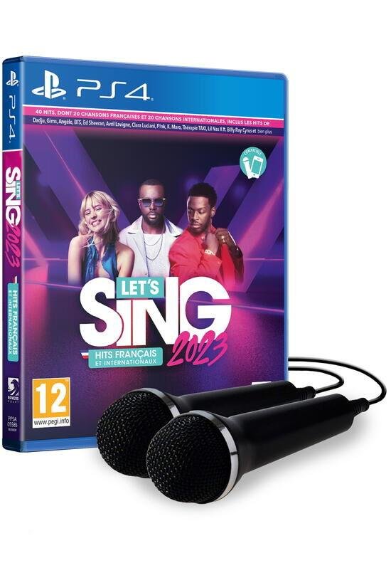 Jeu let's sing 2023 + 2 micros