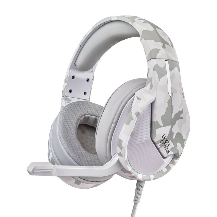 Casque ps5 fil camo blanc 1717