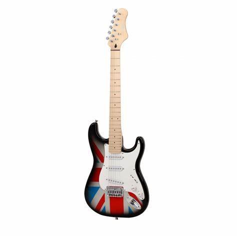 Guitare electrique ges baby union jack