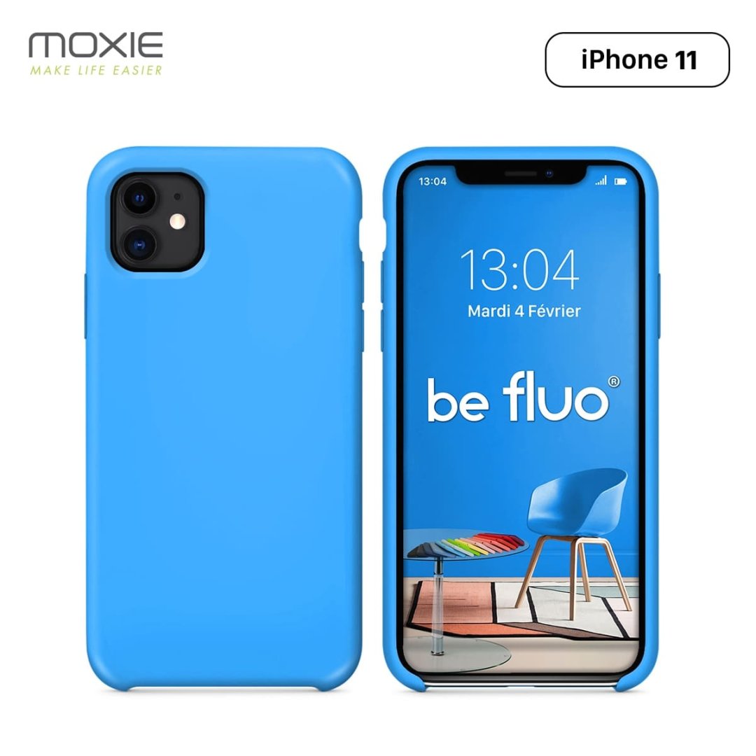 Coque iPhone 11 - bleu clair befluoip11lightblu