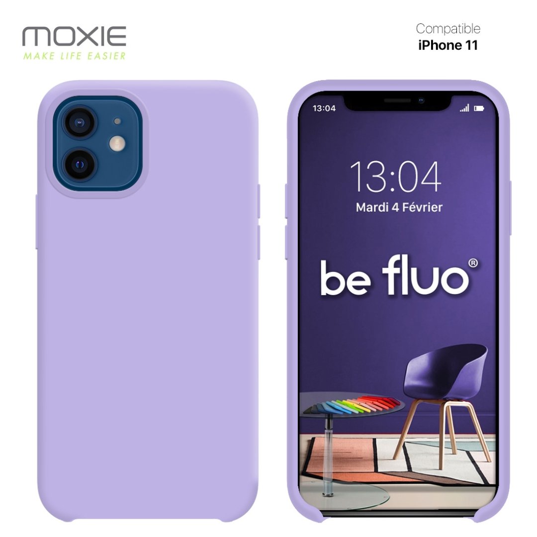 Coque iPhone 11 - lilas befluoip11lilas