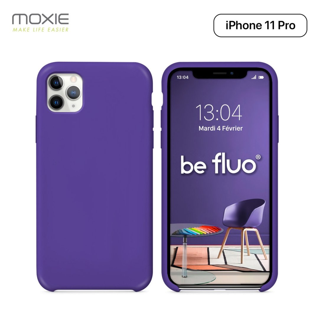 Coque iPhone 11 pro - violet befluoip11propurpl